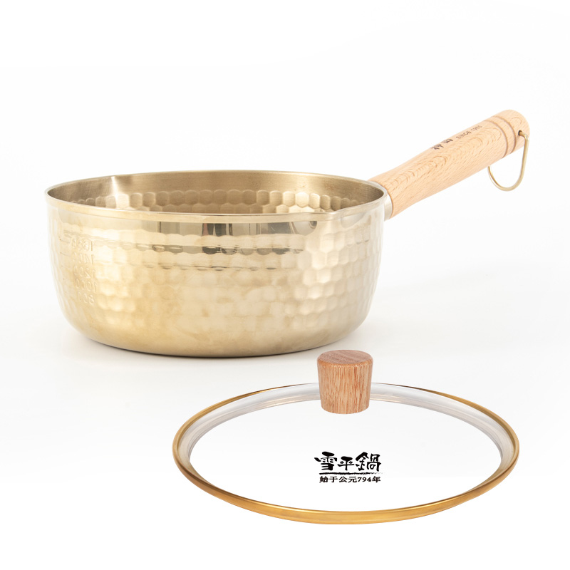 神田钛金系列18cm雪平锅套装(含锅盖) 钛合金  单位：个  